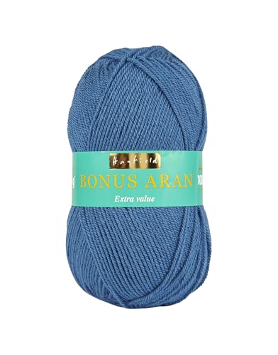 Hayfield Bonus Aran Garn, Royal Teal (558), 100 g von Sirdar