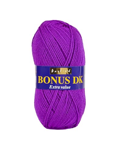 Sirdar Hayfield Bonus-Garn, Neonviolett, 100 g DK von Sirdar