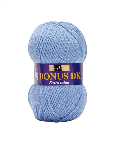 Sirdar F013-0610 Hayfield Bonus DK Double Knitting, Kornblume (610), 100 g, Wolle Acryl, 100g, 280 meter von Sirdar