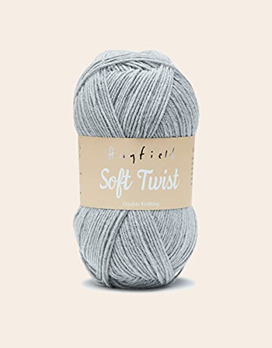 Sirdar F121-0252 Hayfield Soft Twist, Silber (252), 100 g, Acryl Wolle, 100g von Sirdar