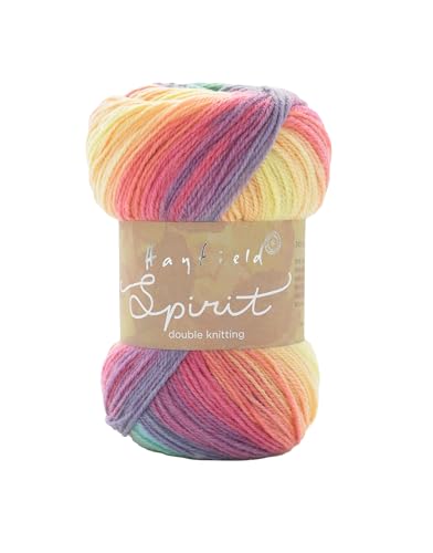 Sirdar Hayfield Spirit DK, Sundown (408), 100 g: Doppelstrickgarn, Acryl-Wolle, Orange-Red, Multicolored von Sirdar
