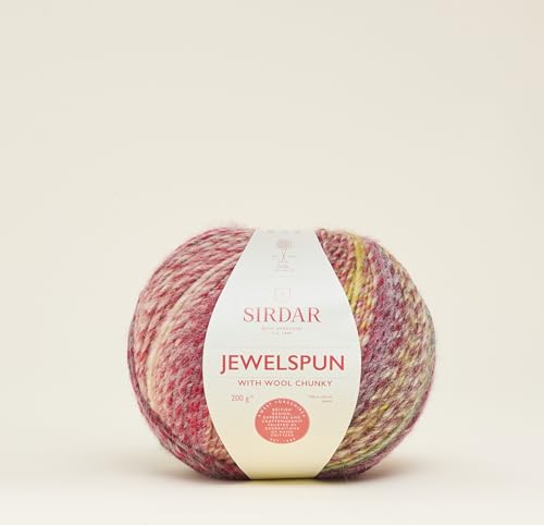 Sirdar Jewelspun Chunky mit Wolle, Seeanemone, 200 g Sirdar Jewelspun Chunky mit Wolle, Seeanemone, 200 g von Sirdar