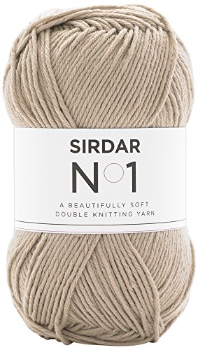 DMC Sirdar No.1 DK Double Knitting, Brown Sugar (207), 100 g, Garn, 18 x 8.5 x 7 cm, 230 von Sirdar