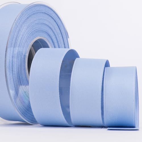 Sirene - Doppelsatin matt 40 mm - Dekoratives Band mit weicher Haptik - für Gastgeschenke und Geschenkverpackungen - Made in Italy - Rollen 20 Meter (Zuckerpapier) von Sirene