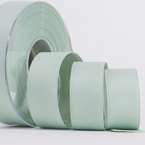 Sirene srl - Doppelsatin, matt, 15 mm, dekoratives Band, weich, für Gastgeschenke und Geschenkverpackungen, hergestellt in Italien, Spule 20 Meter (Salbeigrün) von Sirene