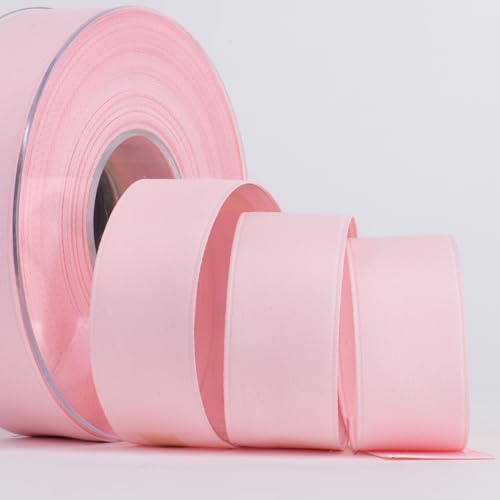 Sirene srl - Doppelsatin, matt, 25 mm, dekoratives Band, weich, für Gastgeschenke und Geschenkverpackungen, hergestellt in Italien, Spule 20 m (Rosa) von Sirene