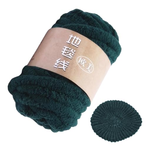 Deckengarn zum Häkeln, Häkelgarn Kit, Super Chunky Chenille Soft Garn, Chenille Häkeldecke Garn, Wollknäuel zum Basteln, Weiches Garn zum Häkeln, Fuzzy Polyestergarn für Hüte, Schuhe Deckengarn zum Häkeln, Häkelgarn Kit, Super Chunky Chenille Soft Garn, Chenille Häkeldecke Garn, Wollknäuel zum Basteln, Weiches Garn zum Häkeln, Fuzzy Polyestergarn für Hüte, Schuhe von Sirseon