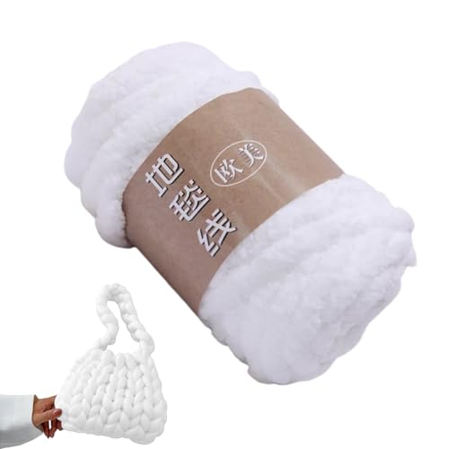 Deckengarn zum Häkeln, Häkelgarn Kit, Super Chunky Chenille Soft Garn, Chenille Häkeldecke Garn, Wollknäuel zum Basteln, Weiches Garn zum Häkeln, Fuzzy Polyestergarn für Hüte, Schuhe Deckengarn zum Häkeln, Häkelgarn Kit, Super Chunky Chenille Soft Garn, Chenille Häkeldecke Garn, Wollknäuel zum Basteln, Weiches Garn zum Häkeln, Fuzzy Polyestergarn für Hüte, Schuhe von Sirseon