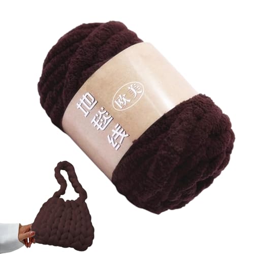 Deckengarn zum Häkeln, Häkelgarn Kit, Super Chunky Chenille Soft Garn, Chenille Häkeldecke Garn, Wollknäuel zum Basteln, Weiches Garn zum Häkeln, Fuzzy Polyestergarn für Hüte, Schuhe Deckengarn zum Häkeln, Häkelgarn Kit, Super Chunky Chenille Soft Garn, Chenille Häkeldecke Garn, Wollknäuel zum Basteln, Weiches Garn zum Häkeln, Fuzzy Polyestergarn für Hüte, Schuhe von Sirseon