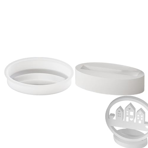 Hausformen aus Silikon | Haus in einem Ring Gießform | Hausornamentformen, Gips-Silikonform, Bastelharz, Gießen, Beton, Ton Hausformen aus Silikon | Haus in einem Ring Gießform | Hausornamentformen, Gips-Silikonform, Bastelharz, Gießen, Beton, Ton von Sirseon