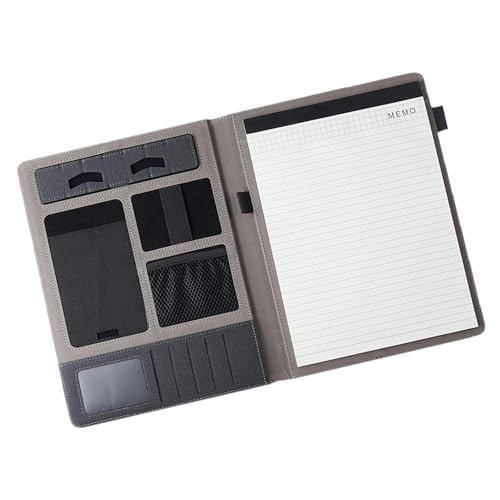 Padfolio-Organizer – Lebenslaufordner, Notizblock im Lieferumfang enthalten, professioneller PU-Leder-Padfolio-Dokumenten-Organizer für Lebenslauf, Tablet, Telefon Padfolio-Organizer – Lebenslaufordner, Notizblock im Lieferumfang enthalten, professioneller PU-Leder-Padfolio-Dokumenten-Organizer für Lebenslauf, Tablet, Telefon von Sirseon
