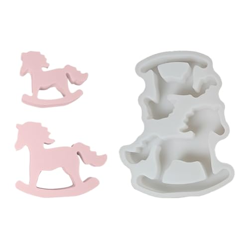 Silikon Pferdeform - Epoxidharz Gussformen Für Reiterfiguren,Nicht Haftende Stabile Kreative Leicht Entnehmbare Form Für Deko Figuren Statuen Kunst Hausschmuck Kerzen Handwerk von Sirseon