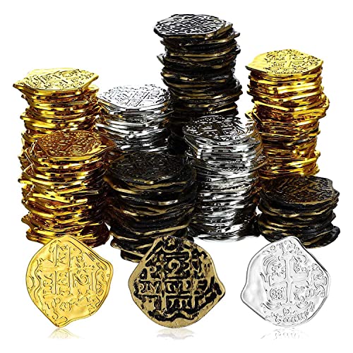 Sirxlevcy 300 StüCk Kunststoff GoldmüNzen PiratenmüNzen KinderspielmüNzen für Piratenparty Schatztruhe Spiele Tokens Spielzeug Cosplay Sirxlevcy 300 StüCk Kunststoff GoldmüNzen PiratenmüNzen KinderspielmüNzen für Piratenparty Schatztruhe Spiele Tokens Spielzeug Cosplay von Sirxlevcy