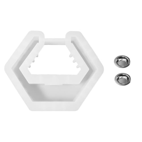 Sirxlevcy Hexagon-Kerzenglas-Räucherstäbchen- Silikonform DIY-Gips Duftaufbewahrung Form, B von Sirxlevcy