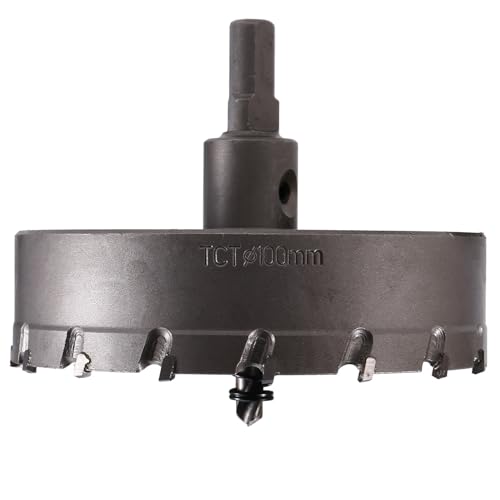 Sirxlevcy Hohlbohrer 100mm Hartmetall Verlängerte Lochsäge Metall Metallschneideset Wolframstahl Schneidwerkzeug Sirxlevcy Hohlbohrer 100mm Hartmetall Verlängerte Lochsäge Metall Metallschneideset Wolframstahl Schneidwerkzeug von Sirxlevcy