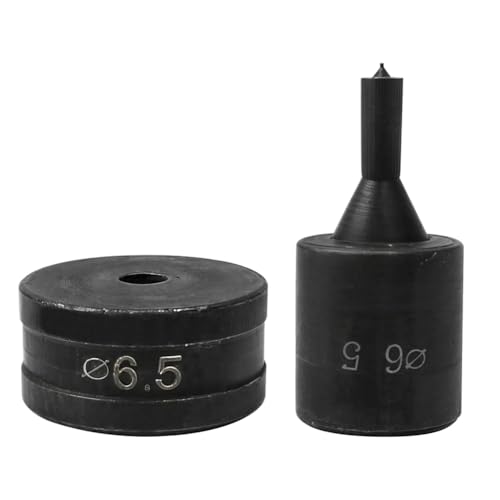 Sirxlevcy Hydraulischer Locher für CH70 CH-70-Maschine, 6,5 mm Hydraulisches Stanzwerkzeug, Rund, 1 Stück, Schwarz Sirxlevcy Hydraulischer Locher für CH70 CH-70-Maschine, 6,5 mm Hydraulisches Stanzwerkzeug, Rund, 1 Stück, Schwarz von Sirxlevcy