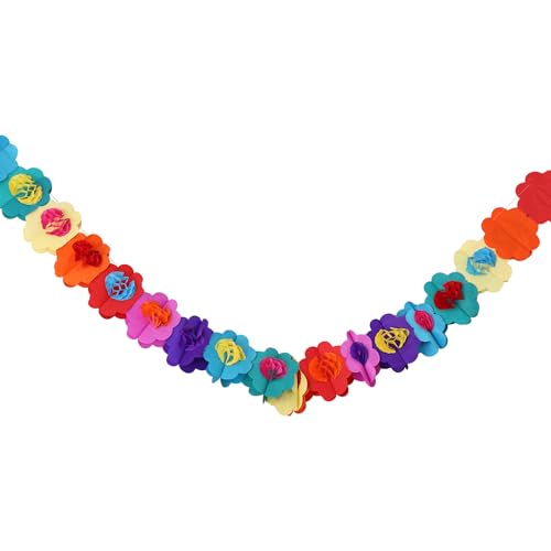 Sirxlevcy Papiergirlandendekorationen, Mexikanisches Banner Hibiskusgirlandenblumenbanner Tropische Papierblumen Luau Partydekorationen Sirxlevcy Papiergirlandendekorationen, Mexikanisches Banner Hibiskusgirlandenblumenbanner Tropische Papierblumen Luau Partydekorationen von Sirxlevcy