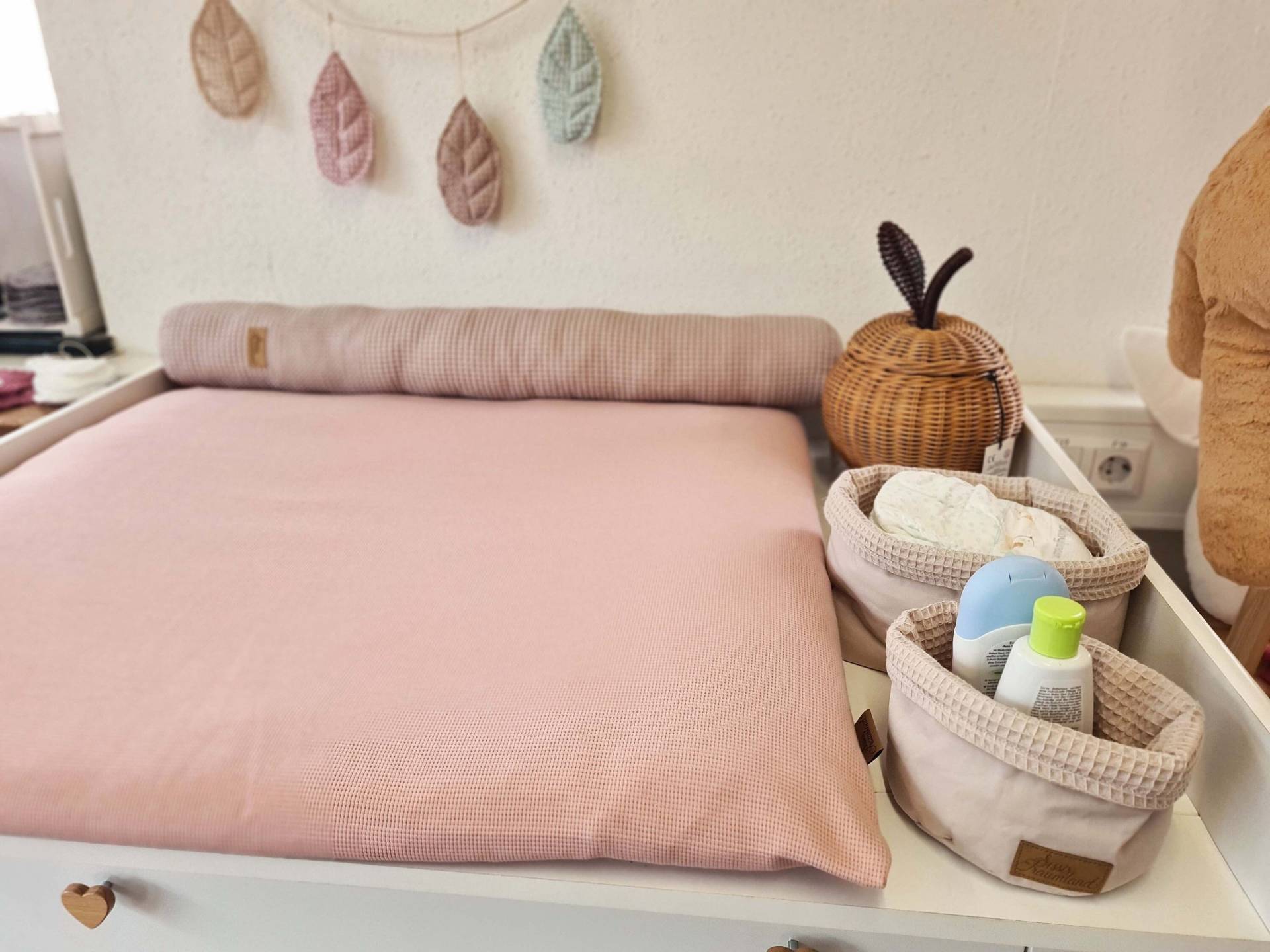Wickelauflagenbezug Dusty Rose Wickelauflagenbezug Dusty Rose von SissisTraumland
