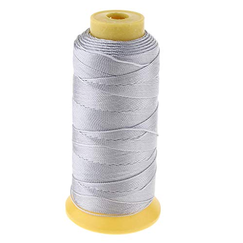 Nylon-Nähgarn für Polster, Zelte, Vorhänge, Perlen, Gepäck, Geldbörsen, Geldbörsen, Leinwand, Kleidung, Leder, Heimtextilien, Schuhe und mehr, 200 m lang, Hellgrau Nylon-Nähgarn für Polster, Zelte, Vorhänge, Perlen, Gepäck, Geldbörsen, Geldbörsen, Leinwand, Kleidung, Leder, Heimtextilien, Schuhe und mehr, 200 m lang, Hellgrau von Sitrda