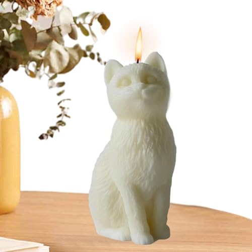 Siuwddee Katzenkerzenform – Silikonformen für Seife, Kerzen, Epoxidharz, Schreibtischdekoration, Kunst- und Bastelbedarf für handgefertigte Schokolade, , Heimdekoration von Siuwddee