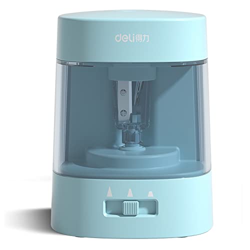 Elektrischer Bleistiftspitzer, Batterie oder 2 A USB-Netzteil, Klinge aus Wolframstahl, 6–8 mm Durchmesser, 3 Arten von scharfer Auswahl, schöne Form, Kindergeschenk, Blau Elektrischer Bleistiftspitzer, Batterie oder 2 A USB-Netzteil, Klinge aus Wolframstahl, 6–8 mm Durchmesser, 3 Arten von scharfer Auswahl, schöne Form, Kindergeschenk, Blau von Sivelike