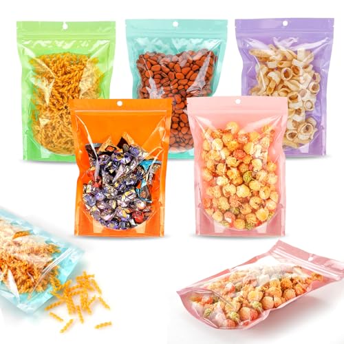 Mylar-Beutel zur Aufbewahrung von Lebensmitteln mit Fenster, 12,9 x 20,1 cm, wiederverschließbare Valentinstags-Leckerli-Beutel für kleine Susinesss, geruchsdichter Druckverschlussbeutel, verschiedene Mylar-Beutel zur Aufbewahrung von Lebensmitteln mit Fenster, 12,9 x 20,1 cm, wiederverschließbare Valentinstags-Leckerli-Beutel für kleine Susinesss, geruchsdichter Druckverschlussbeutel, verschiedene von SixWeKit