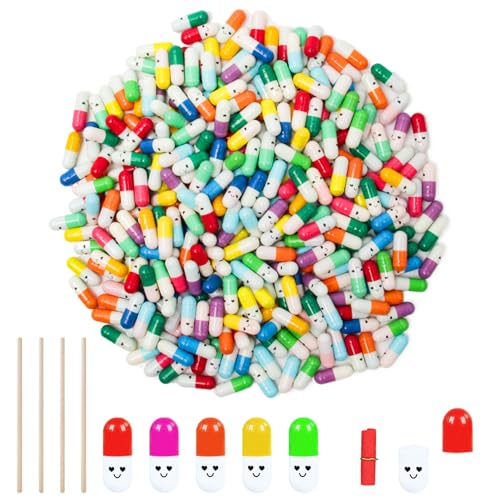 Sixfolo 400 Stück Nachricht Buchstaben Kapsel Bunte Brief Kapsel mit Smile Face Kleine Zettel zum Beschriften in Kapseln Leere Message Pillen für Valentine Geburtstag Hochzeit Adventskalender Sixfolo 400 Stück Nachricht Buchstaben Kapsel Bunte Brief Kapsel mit Smile Face Kleine Zettel zum Beschriften in Kapseln Leere Message Pillen für Valentine Geburtstag Hochzeit Adventskalender von Sixfolo
