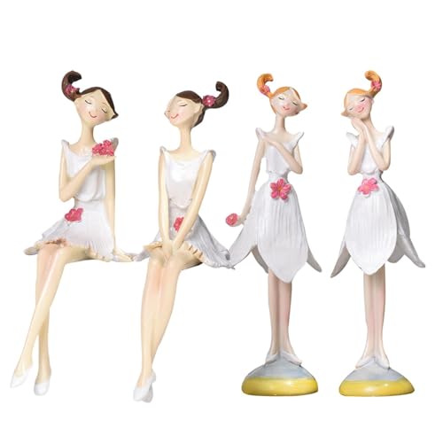 4 Stück Blumenfee Kuchenaufsätze Feen-Figuren Kuchen Dekoration Blumenfee Mini Figures Set Party Kuchen Dekoration Lieferungen Cake Topper für Mädchen, Kinder und Babys 4 Stück Blumenfee Kuchenaufsätze Feen-Figuren Kuchen Dekoration Blumenfee Mini Figures Set Party Kuchen Dekoration Lieferungen Cake Topper für Mädchen, Kinder und Babys von Sixfox