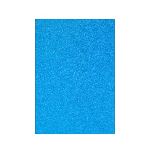 Sixstore 10 Blatt Glitzer-Kartonpapier, A4, Premium-Kartonpapier für Scrapbooking, DIY-Projekte, Party-Dekoration, Box-Verpackung, 250 g/m², Hellblau von Sixstore
