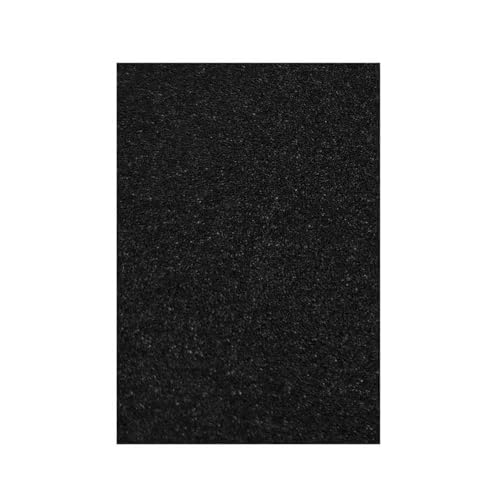 Glitzerpapier, A4, 250 g/m², Glitzer-Karton, gemischte Farben, Glitzerkarton, A4, Glitzerkarton, Bastelkarte für Bastelarbeiten, Dekoration, Schwarz, 10 Stück von Sixstore