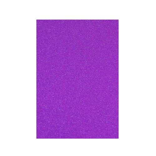 Sixstore Glitzer-Kartonpapier, A4, Premium-Kartonpapier für Scrapbooking, DIY-Projekte, Party-Dekoration, Box-Verpackung, 250 g/m², Violett, 10 Blatt von Sixstore