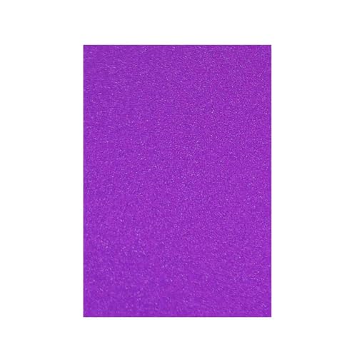 Glitzerpapier, A4, 250 g/m², Glitzer-Karton, gemischte Farben, Glitzerkarton, A4, Glitzerkarton, Bastelkarte für Bastelarbeiten, Dekoration (lila) von Sixstore