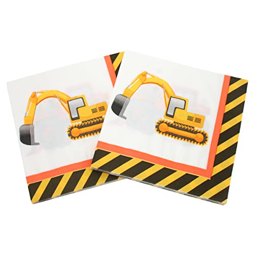 Happium 20 Stück Constructor Trucks Fahrzeug Thema Einwegservietten, Auto Druck Servietten, Papierservietten, Partyzubehör, Tischdekorationen für Jungen Geburtstagsfeier, Kindertag, 33 x 33 cm Happium 20 Stück Constructor Trucks Fahrzeug Thema Einwegservietten, Auto Druck Servietten, Papierservietten, Partyzubehör, Tischdekorationen für Jungen Geburtstagsfeier, Kindertag, 33 x 33 cm von Sixstore
