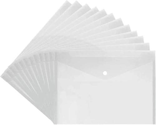 Sixstore Dokumentenmappen, A4, Kunststoff, transparent, 10 Stück Sixstore Dokumentenmappen, A4, Kunststoff, transparent, 10 Stück von Sixstore