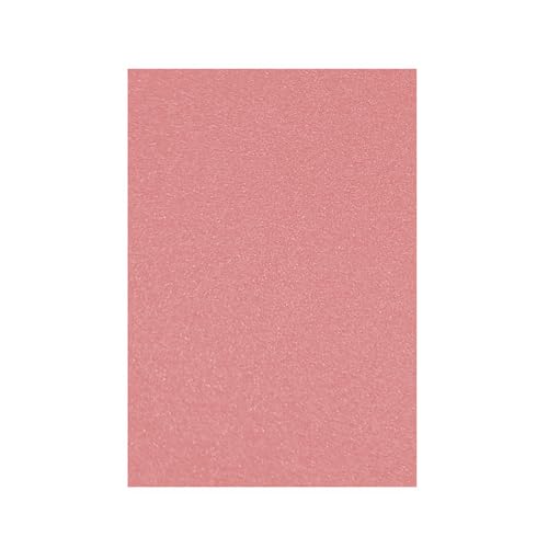 Sixstore Glitzerpapier, A4, 250 g/m², Glitzer-Karton, gemischte Farben, Glitzerkarton, A4, Glitzerkarton, Bastelkarte für Bastelarbeiten, Dekoration (Roségold) von Sixstore