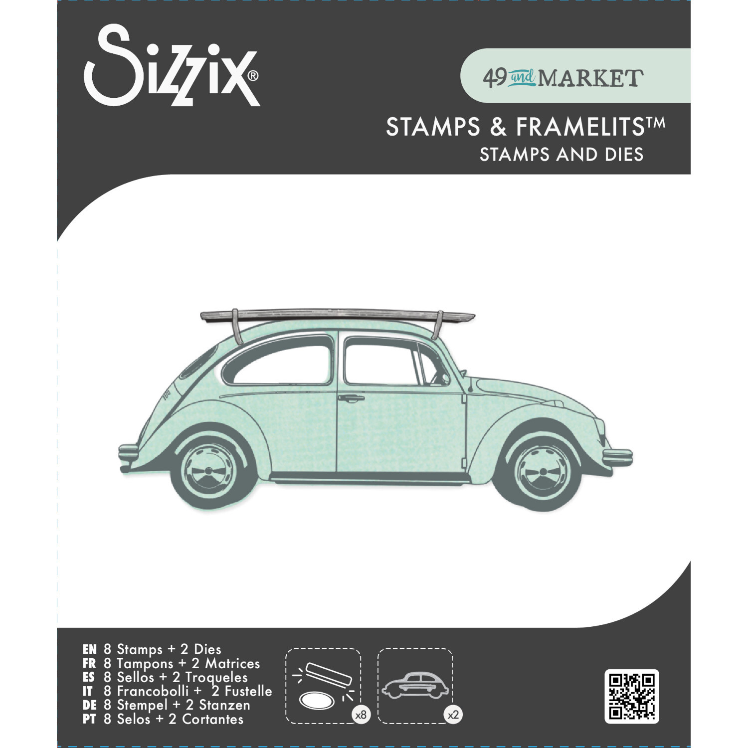 Clear Stamps / Framelits Journey Home Auto Clear Stamps / Framelits Journey Home Auto von Sizzix