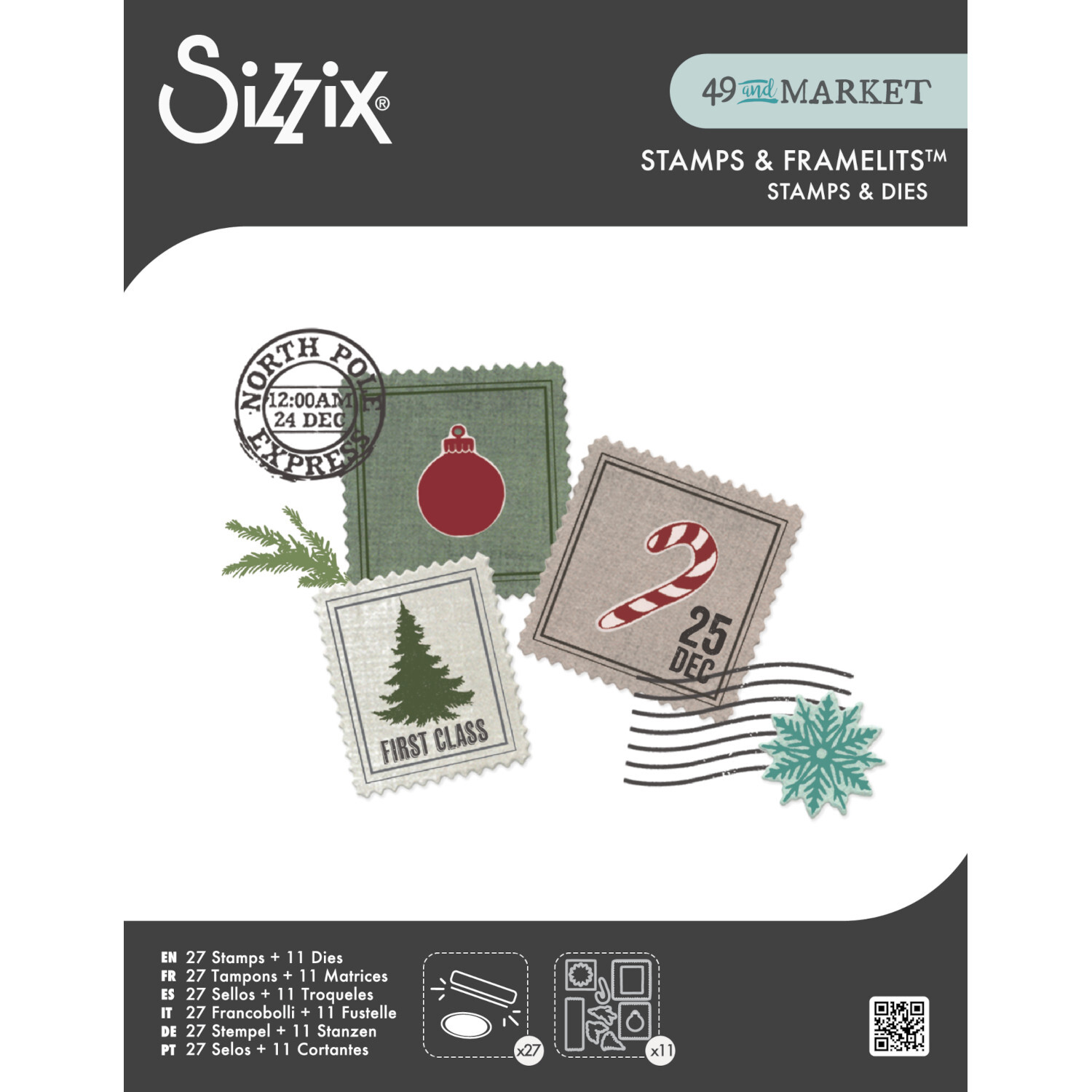 Clear Stamps / Framelits Special Dilevery Briefmarken Clear Stamps / Framelits Special Dilevery Briefmarken von Sizzix