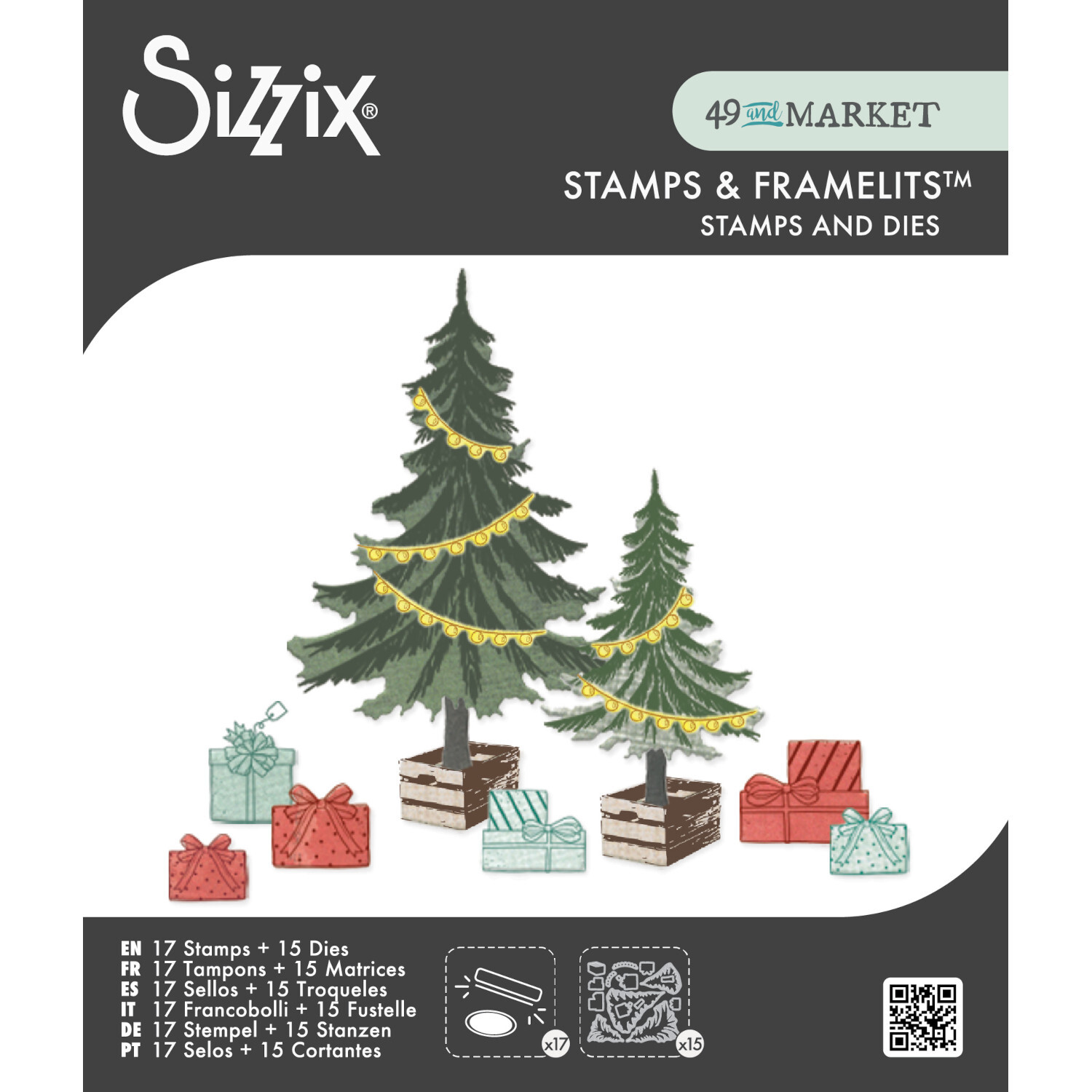 Clear Stamps / Framelits Trees and Trinkets Clear Stamps / Framelits Trees and Trinkets von Sizzix