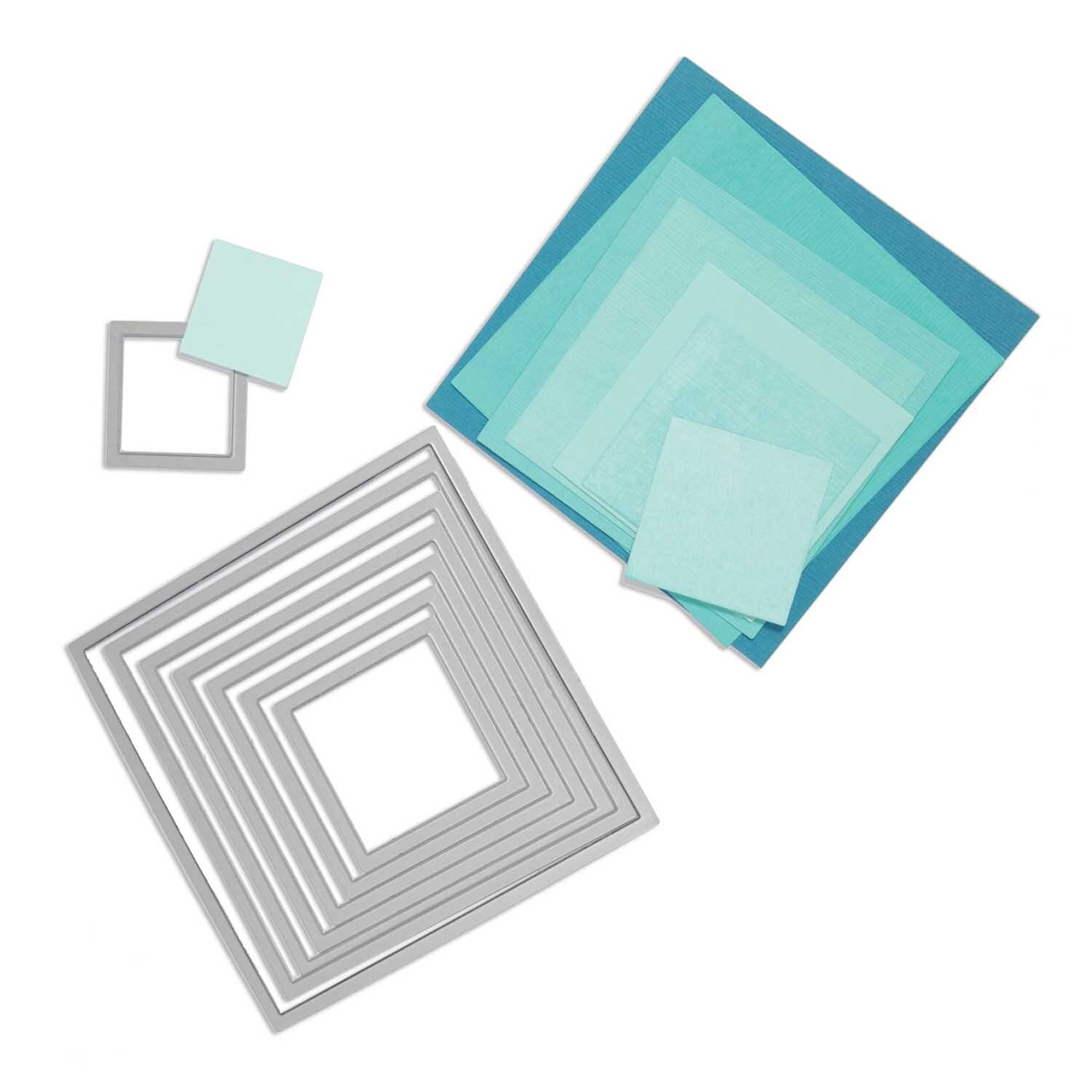 Framelits Die Set Squares Framelits Die Set Squares von Sizzix