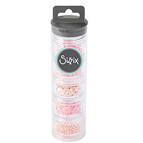 Herstellung von essentiellen Pailletten und Perlen Kirschblüte 5PK Herstellung von essentiellen Pailletten und Perlen Kirschblüte 5PK von Sizzix