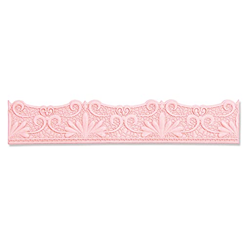 Sizzix 3-D Impresslits Embossing Folder Lace Border von Kath Breen, 665744 von Sizzix