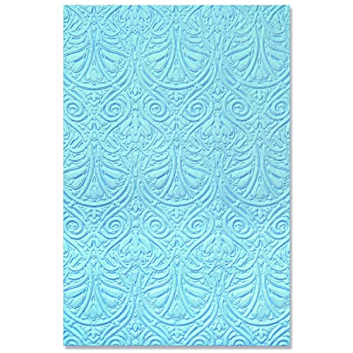 Sizzix 3-D Textured Impressions Embossing Folder Barock, 664529, multicolor, One Size von Sizzix