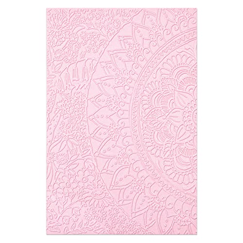 Sizzix 3-D Textured Impressions Embossing Folder Half Mandala von Jess Scott, 665597, Papier, Multicolor, One Size von Sizzix