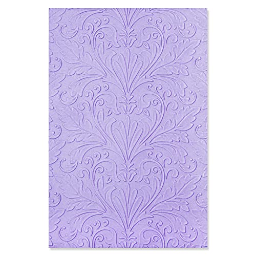 Sizzix 3-D Textured Impressions Embossing Folder Jugendstil, 665293, Papier, multicolor, One Size von Sizzix