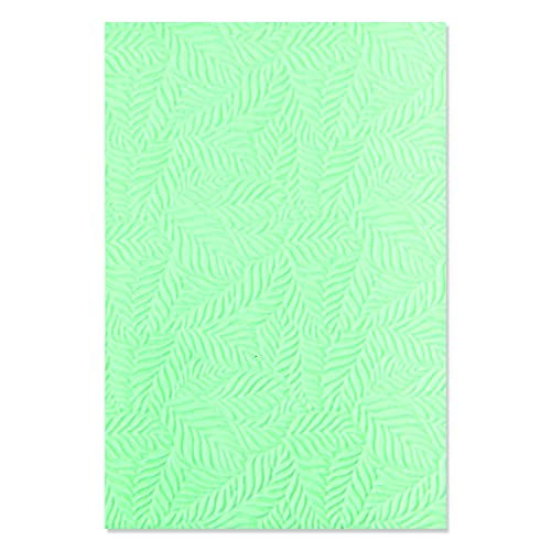 Sizzix 3-D Textured Impressions Embossing Folder Leaf Pattern, 665357, Papier, multicolor, One Size von Sizzix
