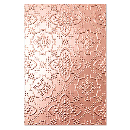 Sizzix 3-D Textured Impressions Prägefolder Ziermotiv von Kath Breen, 665752, Multicolor, One Size von Sizzix