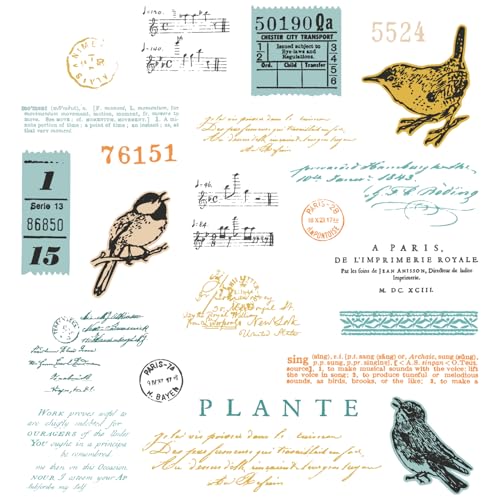 Sizzix 49 and Market Briefmarken, A5, transparent, mit Rahmen Sizzix 49 and Market Briefmarken, A5, transparent, mit Rahmen von Sizzix