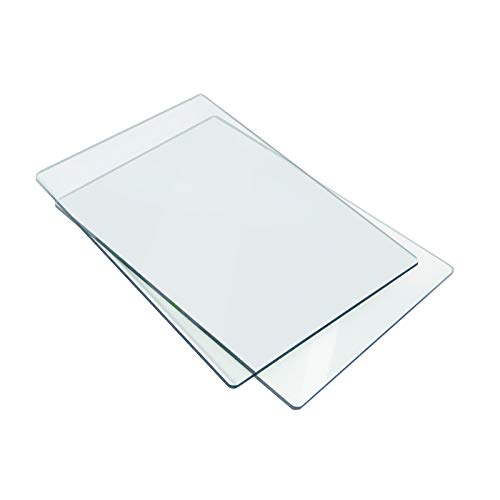 Sizzix 655093 Standard-Schneidpläne, 1 Paar, Kunststoff, 22.2 x 15.5 x 0.3cm, Farblos Sizzix 655093 Standard-Schneidpläne, 1 Paar, Kunststoff, 22.2 x 15.5 x 0.3cm, Farblos von Sizzix