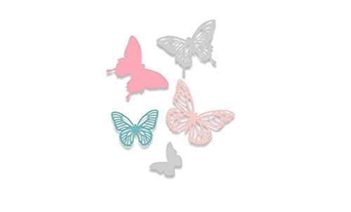 Sizzix 662607 Schmetterlinge Stanzschablone, Mehrfarben, Einheitsgröße Sizzix 662607 Schmetterlinge Stanzschablone, Mehrfarben, Einheitsgröße von Sizzix