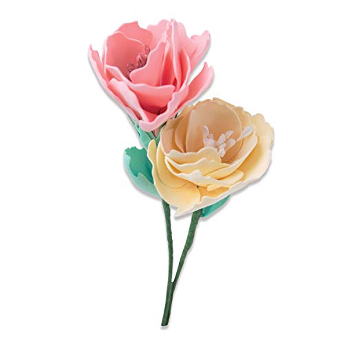 Sizzix Bigz Stanzschablone 3-D Wildflowers von Lisa Jones, 665192, Aluminium, Mehrfarbig, Einheitsgröße Sizzix Bigz Stanzschablone 3-D Wildflowers von Lisa Jones, 665192, Aluminium, Mehrfarbig, Einheitsgröße von Sizzix